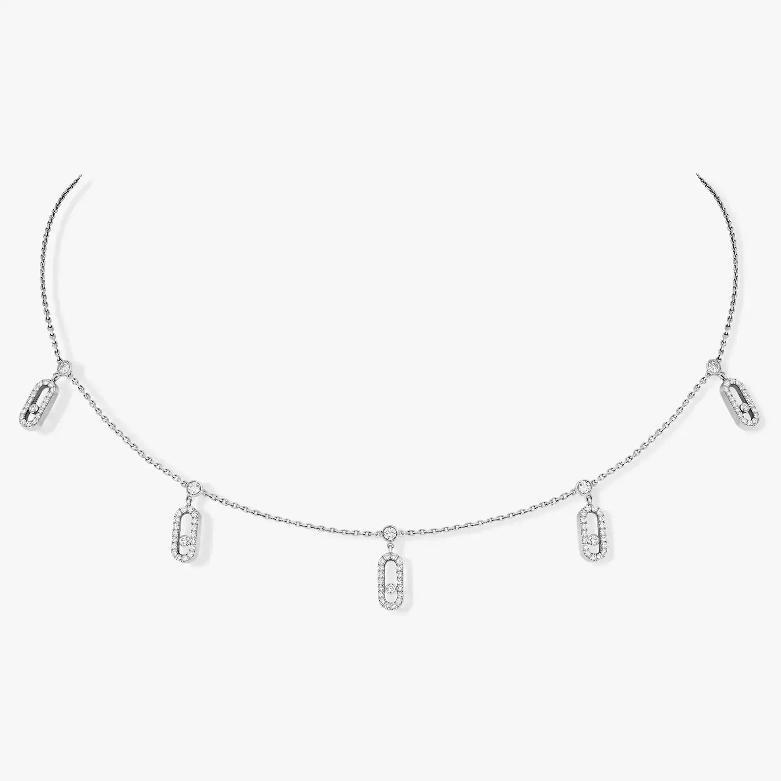 White Gold Diamond Collar